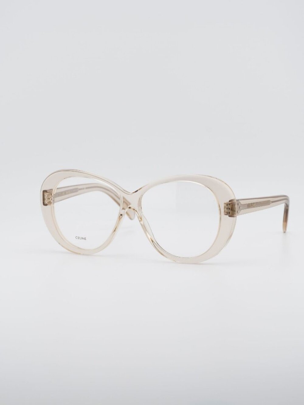 Celine CL50150I 057 Eyeglasses Shiny Beige 57mm Butterfly Frame